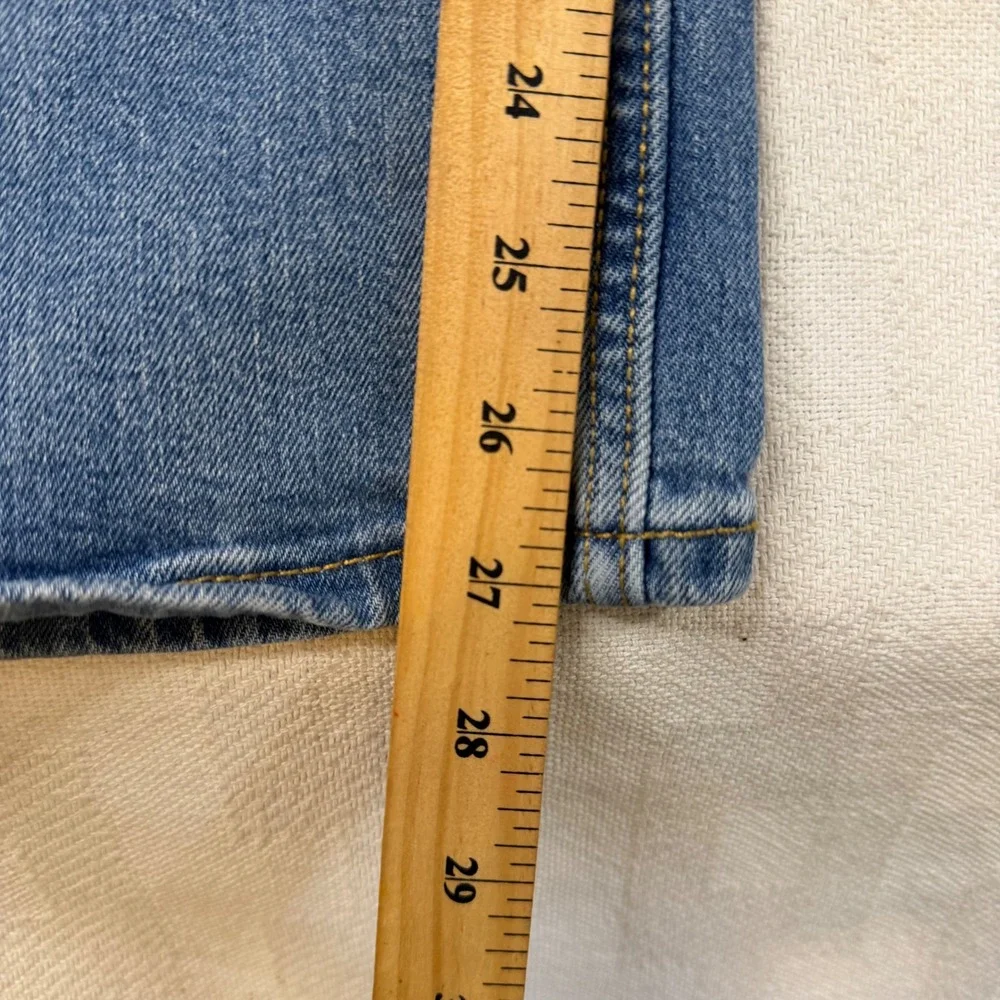 Levis 513 Slim Straight Jeans Mens 36x30 Medium Wash Flex Stretch 08513-093